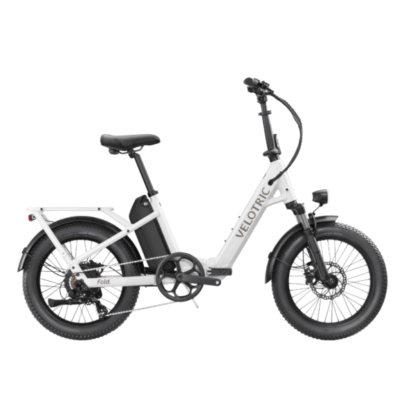 A photo of velotric fold 1 ebike pearl white